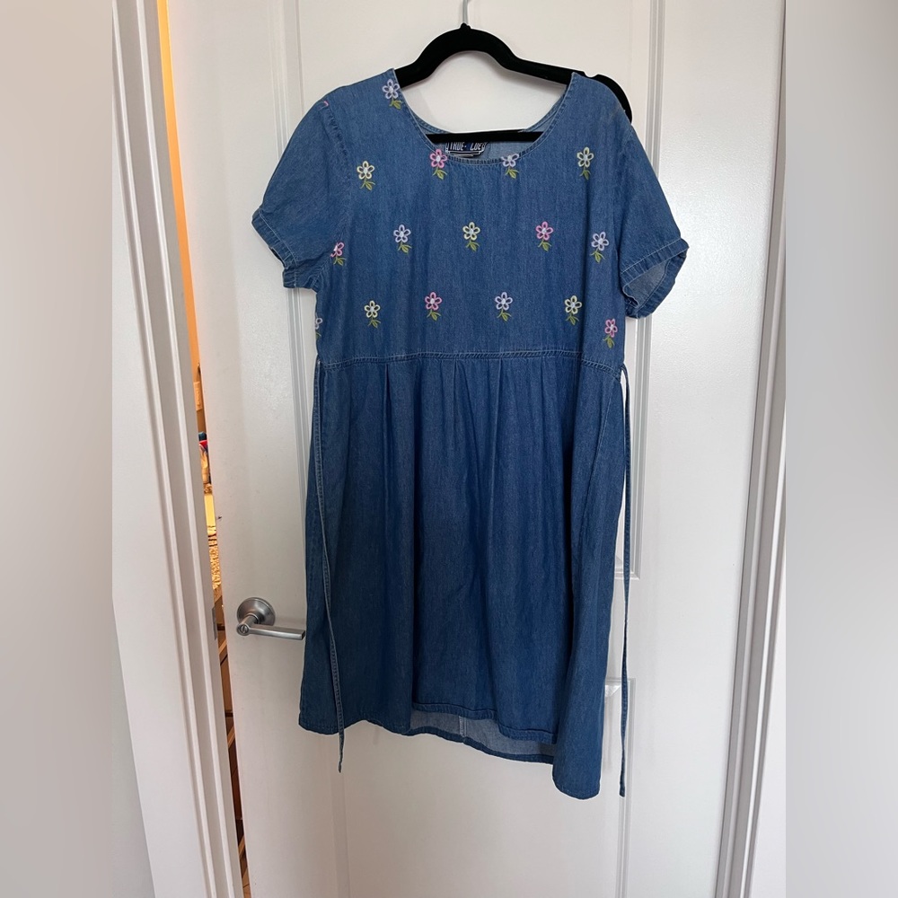True Blue vintage denim dress